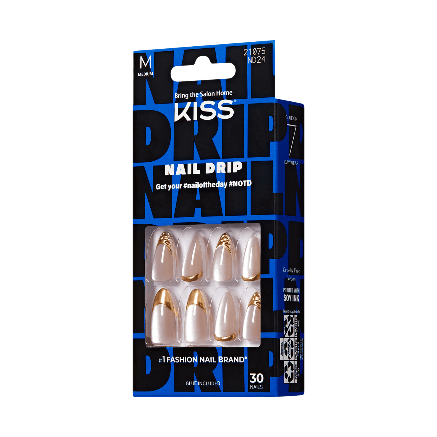 KISS Nail Drip Press On Glue Nails - Set List