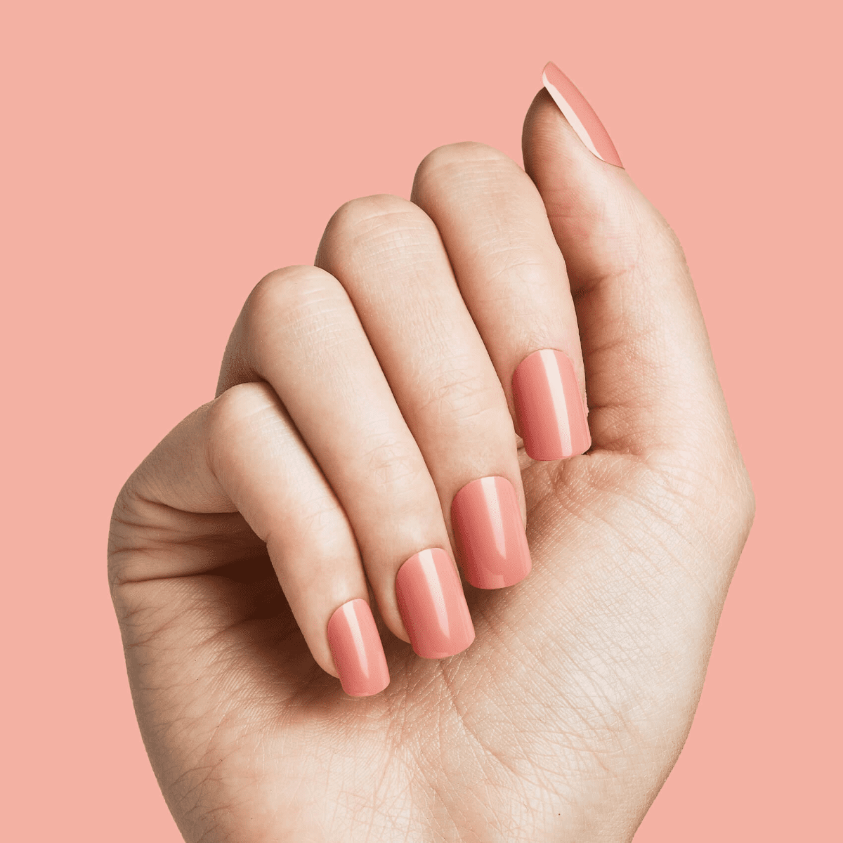 KISS 100 Full-Cover Nail Kit - Short Square