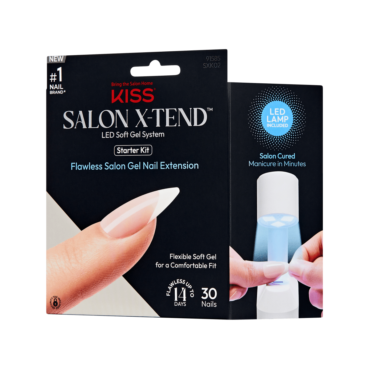 KISS Salon X-tend LED Soft Gel Starter Kit System – Pure