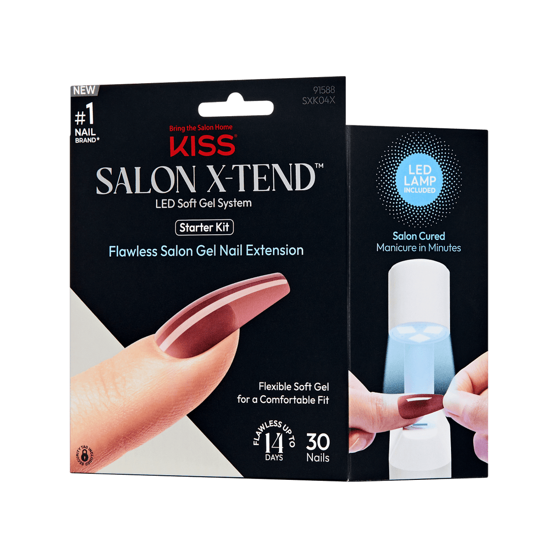 KISS Salon X-tend LED Soft Gel Starter Kit System - Fiat