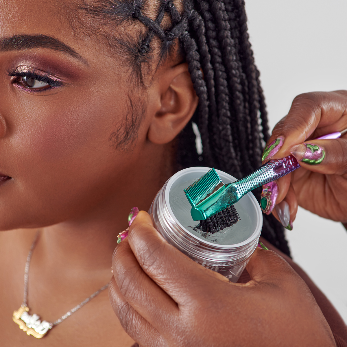 KISS Colors &amp; Care Edge Fixer Extreme Hold Gel, 100mL - Fragrance Free