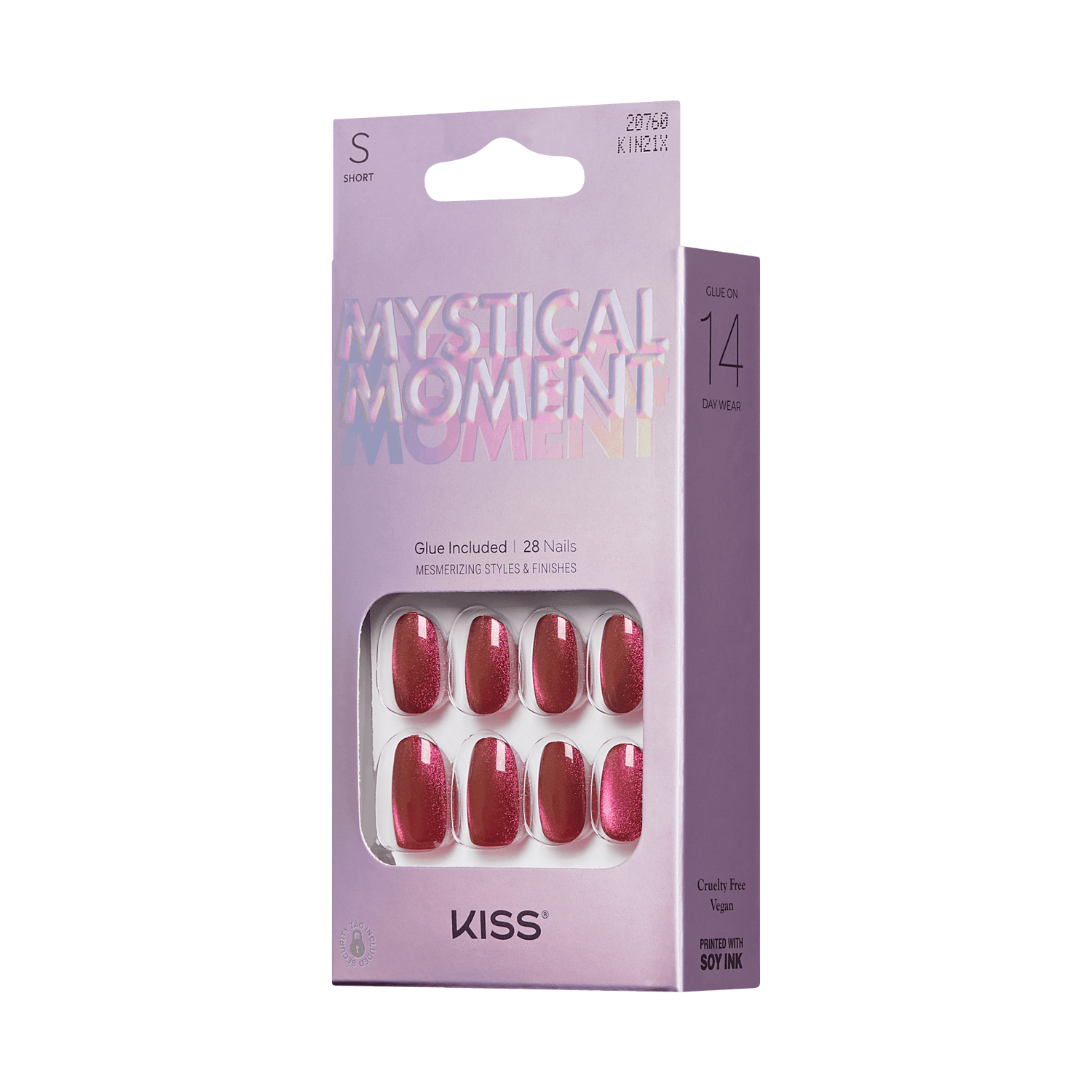 KISS Mystical Moment Press On Glue Nails - Private Party