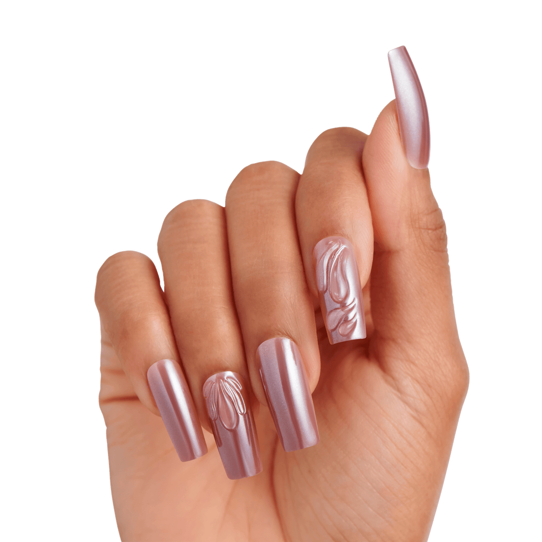 KISS Gel Fantasy Allure Press On Glue Nails - Melody of Us