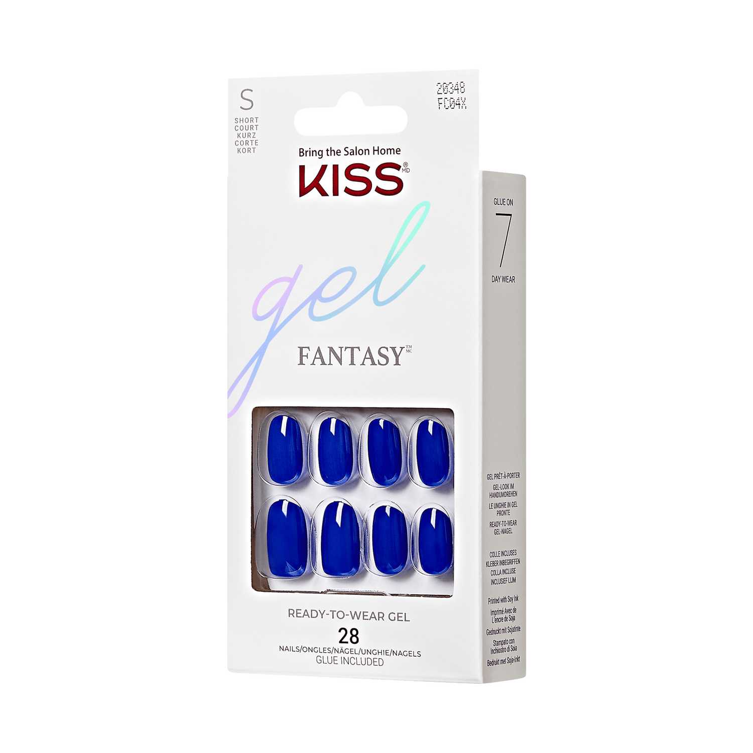 KISS Gel Fantasy Color Press On Glue Nails - Summer Throwbacks