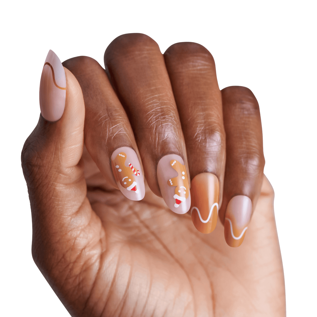 KISS Voguish Fantasy Holiday Press On Glue Nails - Holly Nights