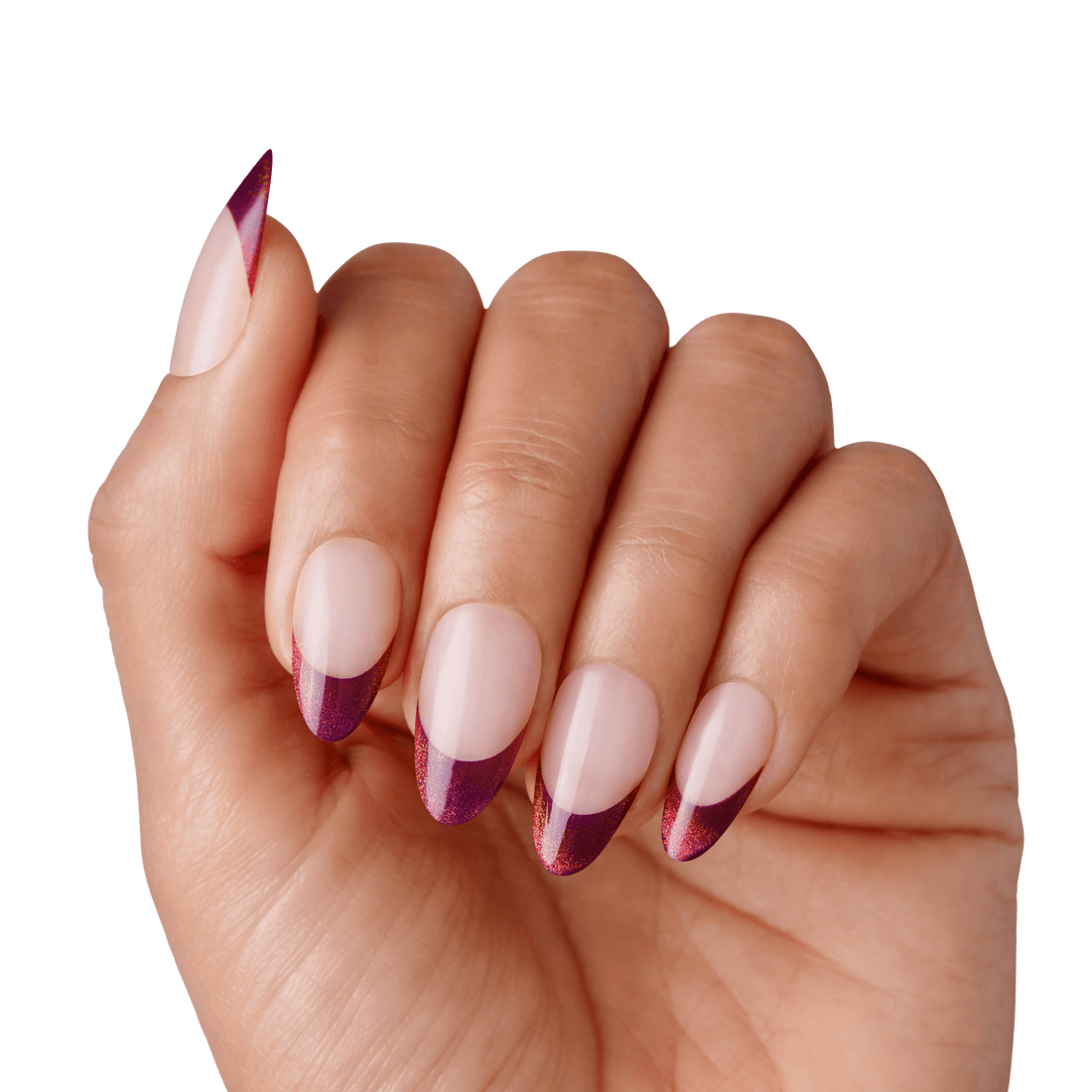 KISS Voguish Fantasy Press On Glue Nails - Passionable