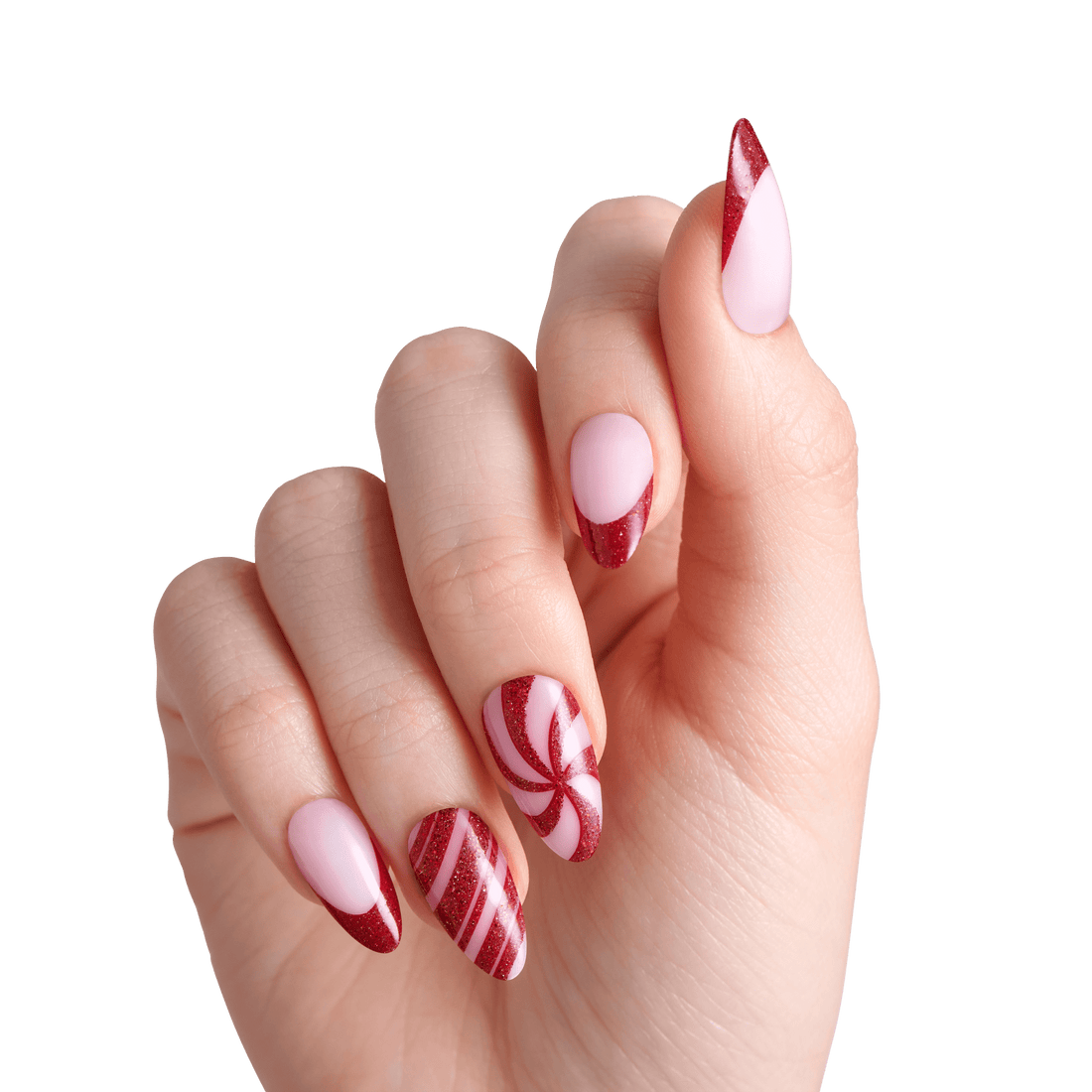 KISS Voguish Fantasy Holiday Press On Glue Nails - One More Kiss