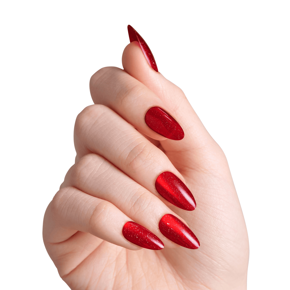 KISS Voguish Fantasy Holiday Press On Glue Nails - Carol for You