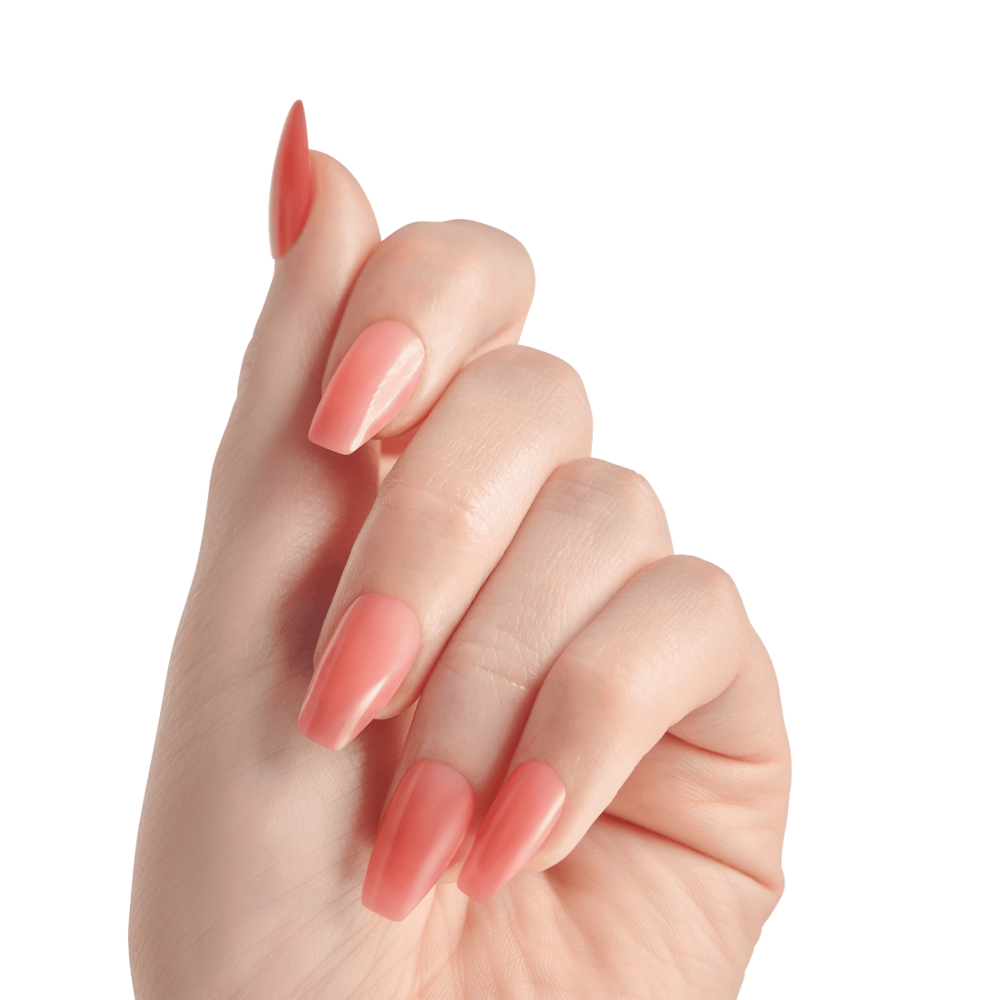 KISS Bare but Better Press On Glue Nails - Nude Nude